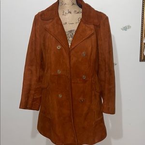 Vintage suede leather jacket